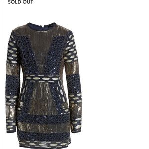 Endless Rose cocktail sequined mini dress